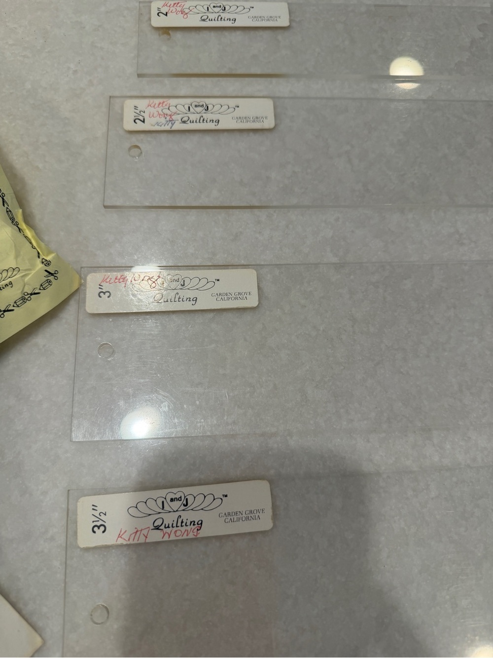 Clear Acrylic Ruler/Strip Set - Picture 3 of 5